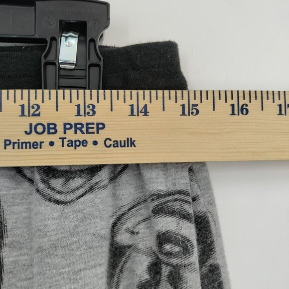 Disney Mickey Mouse Allover Print Hi-Rise Pull-On Jogger Pants Medium Women Gray - Picture 7 of 11